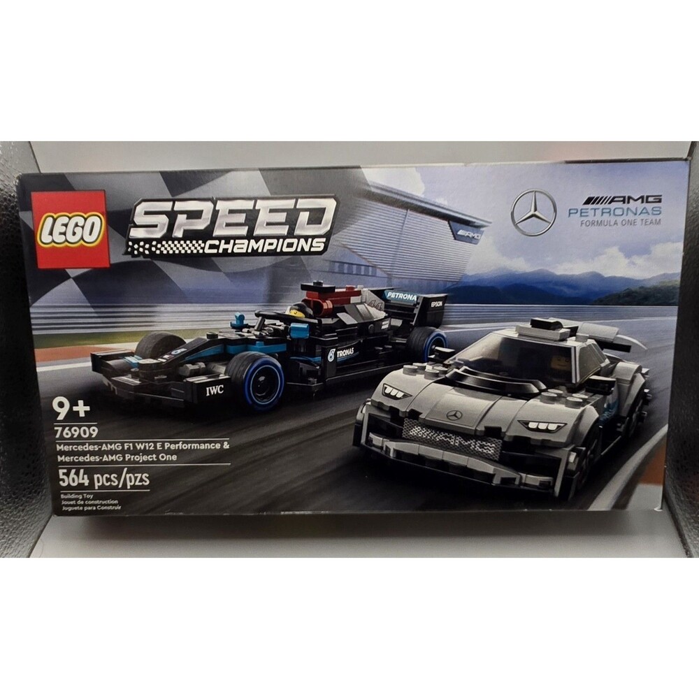 LEGO Speed Champions Mercedes-AMG F1 W12 & Project One Set 76909 564 pcs Ages 9+